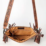 American Darling Blanket Purse w/ Tooled Leather