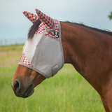 Cashel Company Purple & Turquoise Patterned Fly Mask with Ears