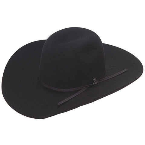 Ariat 6X Black Punchy Crown Hat