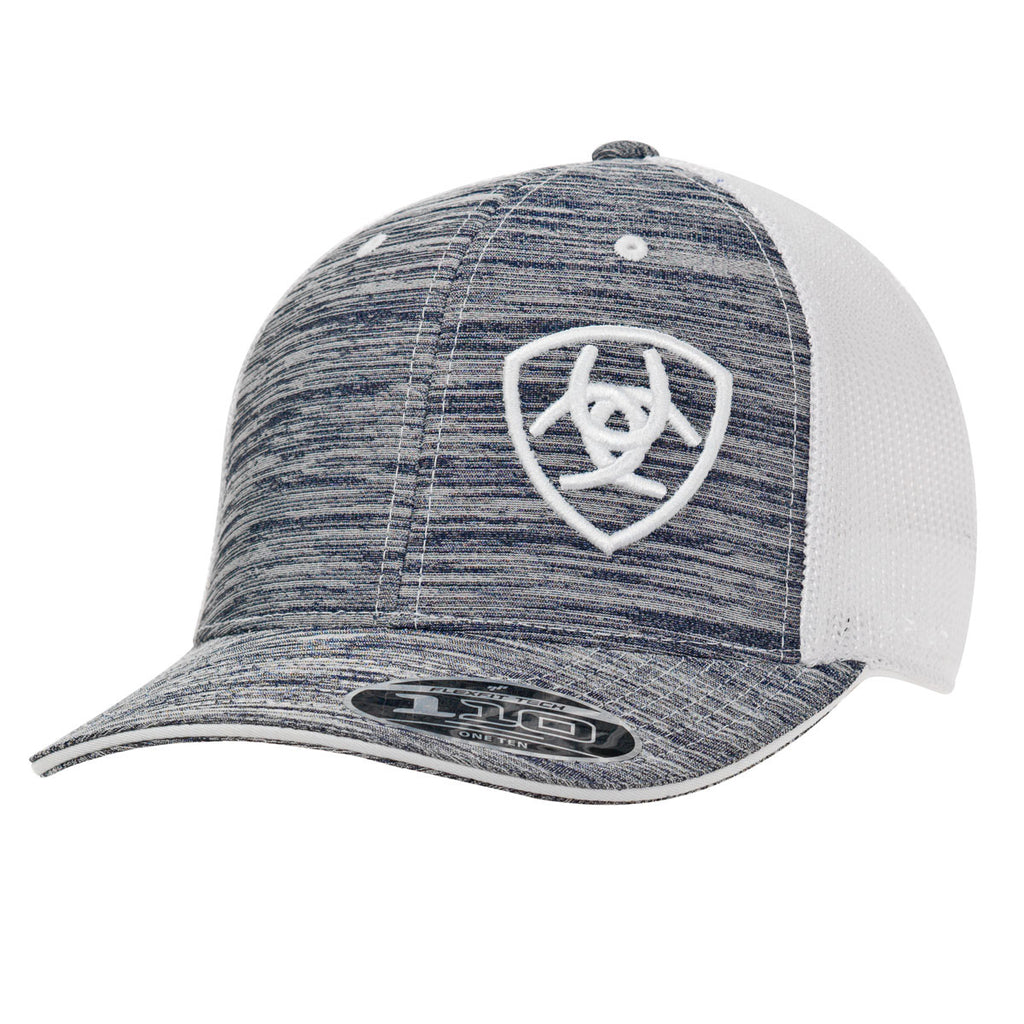 Ariat Grey and White Logo Cap 