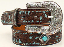 Girl's Brown Lace Rhinestone Belt – Western Edge, Ltd.