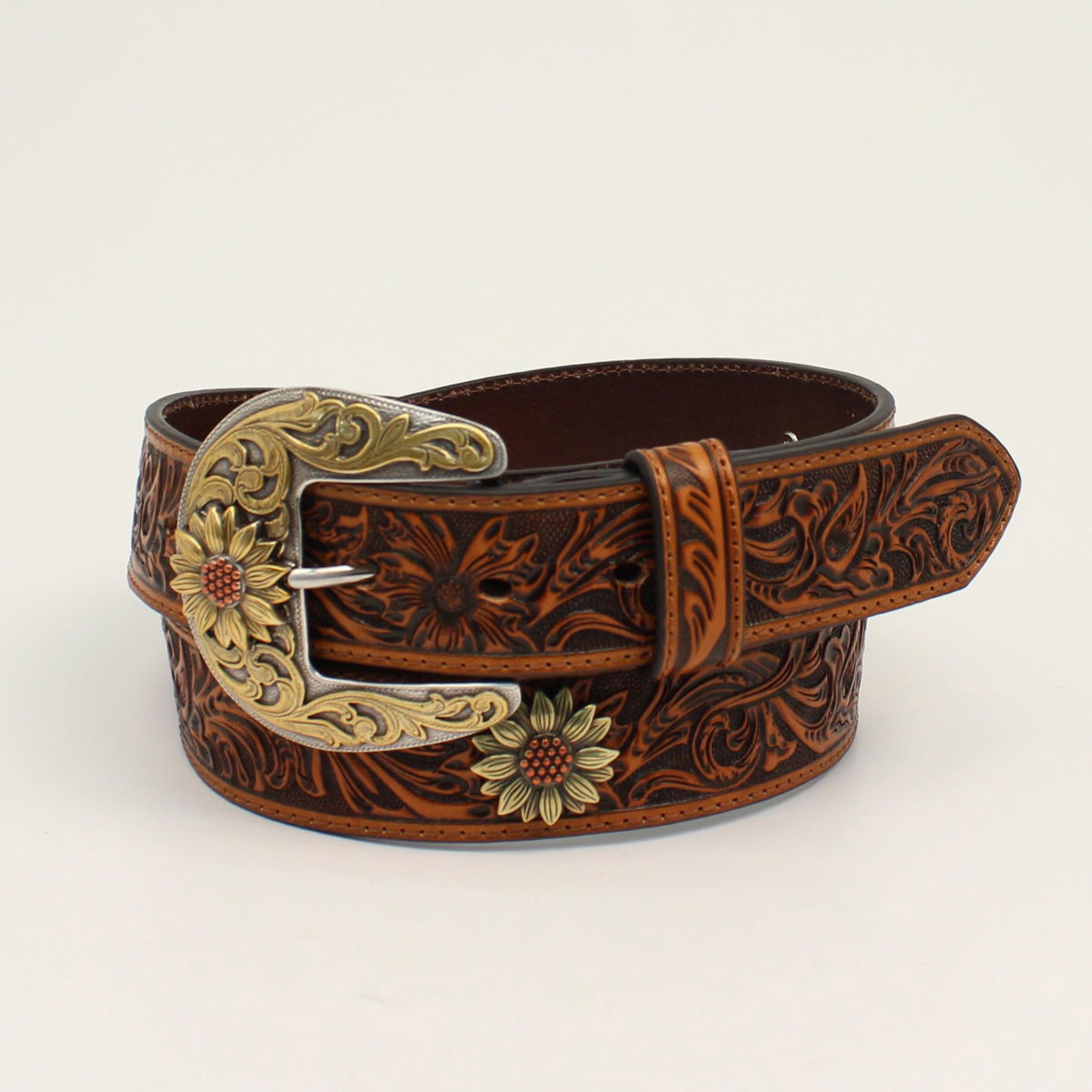 Women Western Tooled Belt 