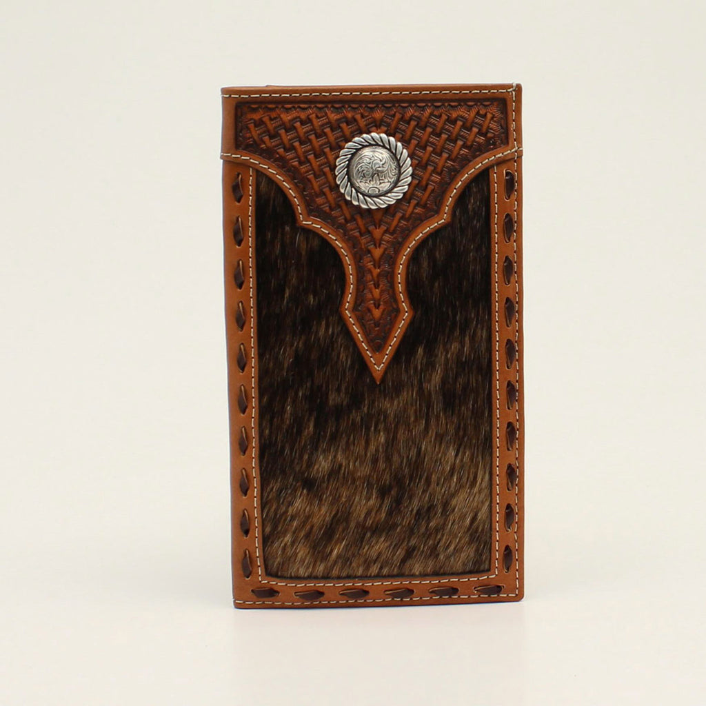 Basketweave Concho Rodeo Wallet