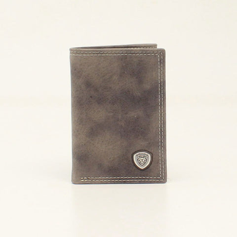 Grey Tri Fold Wallet