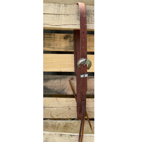 Cowperson Tack 1" Split Ear with Feather Buckle
