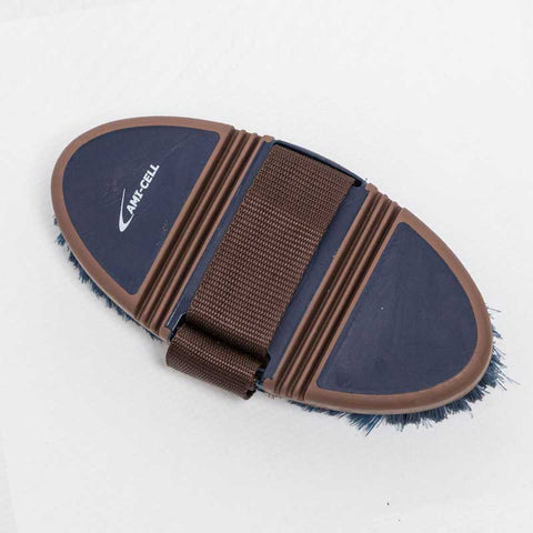 Partrade Two Tone Flexible Body Brush - Navy/Chocolate