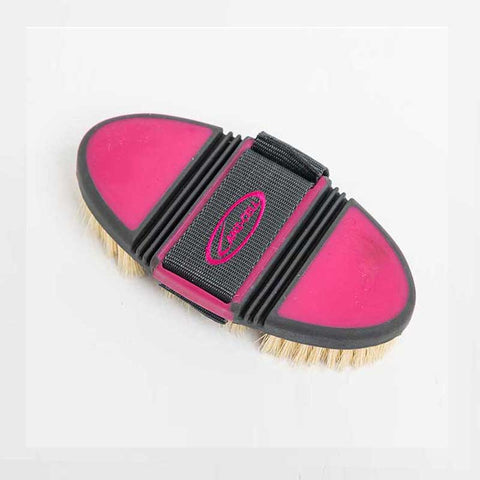 Partrade Frisky Palm Body Brush – Fuchsia/Grey