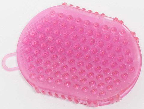 Gel Comb Grooming Glove Fuchsia