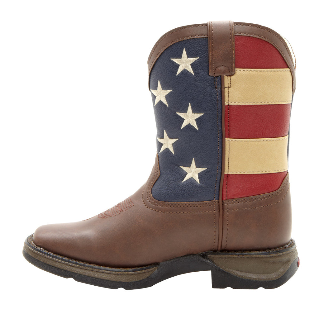 Durango Kid's Patriotic Square Toe Boots