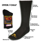 Dan Post Men's Black Over The Calf Sock