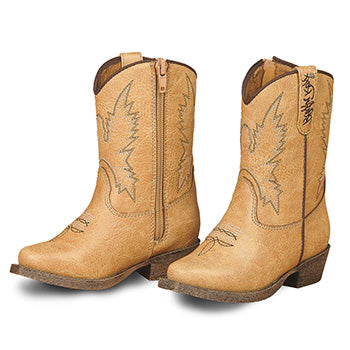 Tan June Toddler Western Boots