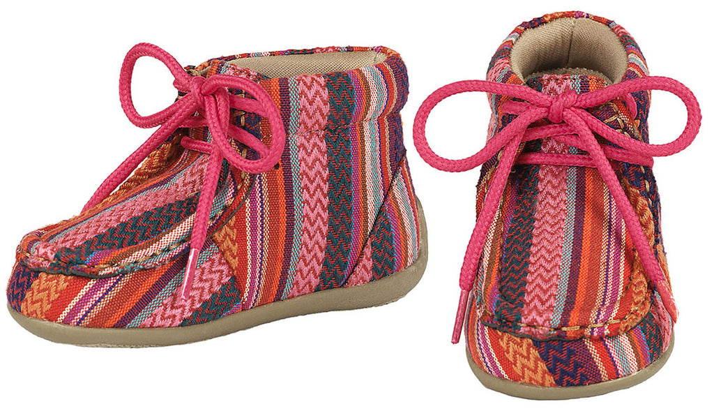 Riley Raspberry Serape Stripe  Shoe