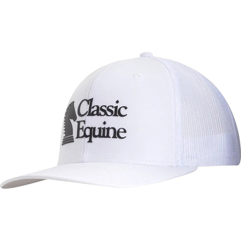 Classic Equine Large Logo White Cap