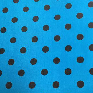 Wyoming Traders Aqua Polka Dot Wild Rag