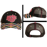 Rock & Roll Whiskey Drinker Aztec Cap
