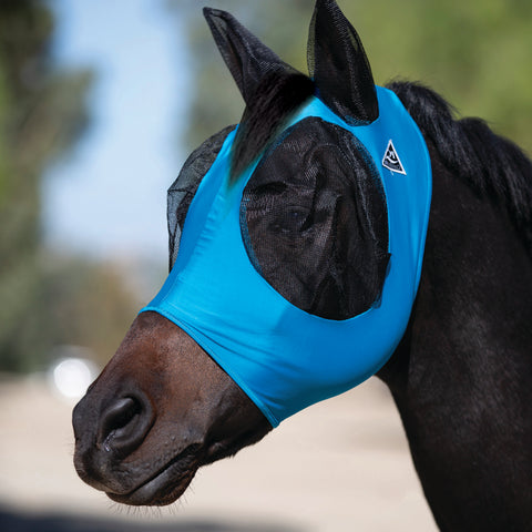 Professional's Choice Pacific Blue-Pony Comfort Fly Mask