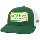 Hooey Green/White Cap-Cactus Ropes Patch