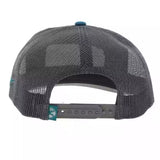 Hooey Teal/Grey Cactus Ropes Cap