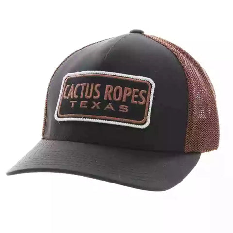Hooey Black/Brown Cactus Ropes Cap