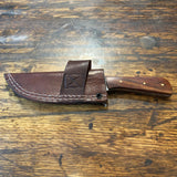 Twisted X Damascus Knife & Sheath