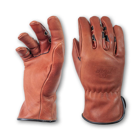 Cowhide Brown Gloves
