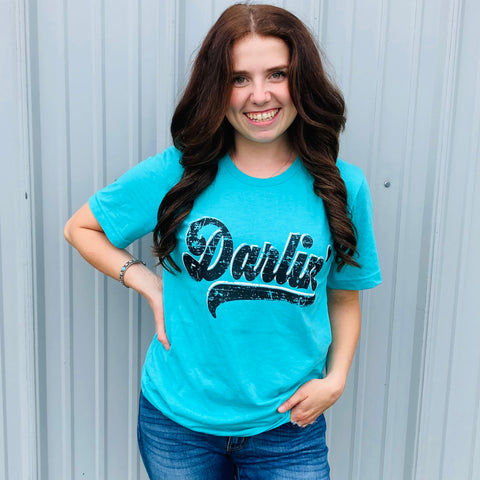 Turquoise Darlin Tee