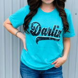 Turquoise Darlin Tee