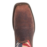 Durango Men's Patriotic Flag Square Toe Boots