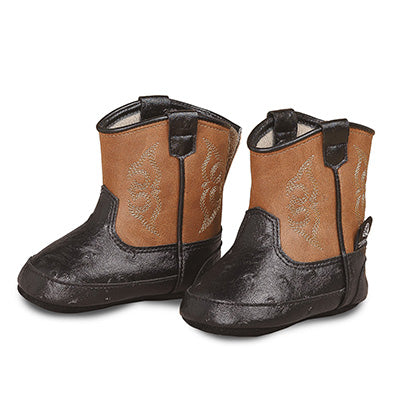 Black and Tan Baby Bucker Camden Boots