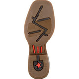 Durango Kid's Chestnut and Red Square Toe Boot 