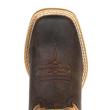 Durango Youth Dark Bay and Burnt Orange Western Boots