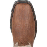 Durango Men's Brown and Steel Cut Oat Composite Square Toe Boot 