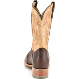 Double H Men's Graham Bison & Taupe Steel Toe Wide Square Toe Roper