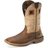 Double H Men's Buffalo Print Leather Boots