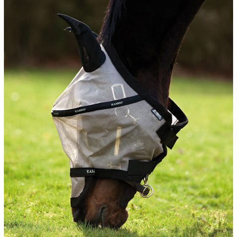 Horseware Ireland Rambo Fly Mask Oatmeal & Black