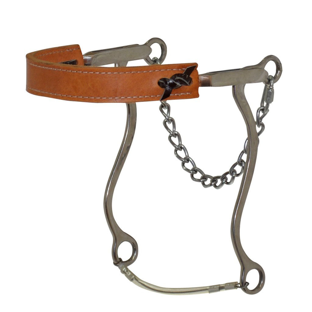 Reinsman Flat Leather Nose Hackamore