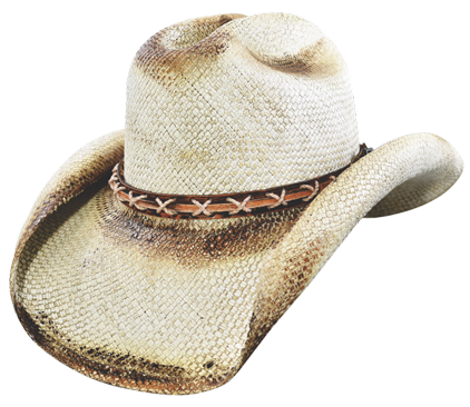 Dale-Tea Stained/X Hat Band Shady
