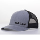 Dally Up Grey and Black Logo Cap 