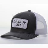 Dally Up Black Grey and White Logo Cap 