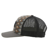 Hooey Doc Cream & Grey Aztec Cap
