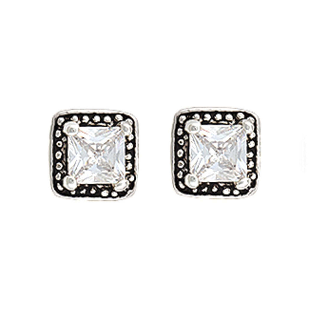 Montana Silversmiths Studded Stone Earrings