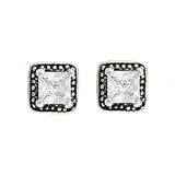 Montana Silversmiths Studded Stone Earrings