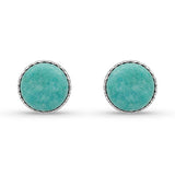 Montana Silversmiths Conch Turquoise Stud Earrings