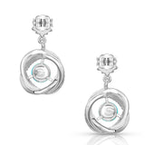Montana Silversmiths All About The Howlite Ball Drop Earrings