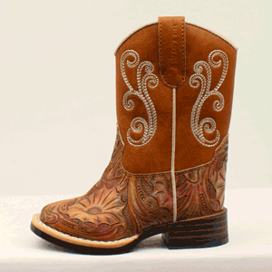 Twister Elizabeth Multi Colored Floral Toddler Boots