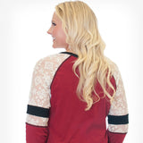 Cowgirl Tuff Company Red/Lace Swirl Print