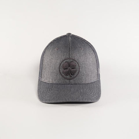Black Clover Grey Bamboo Cap with 3D Charcoal Clover