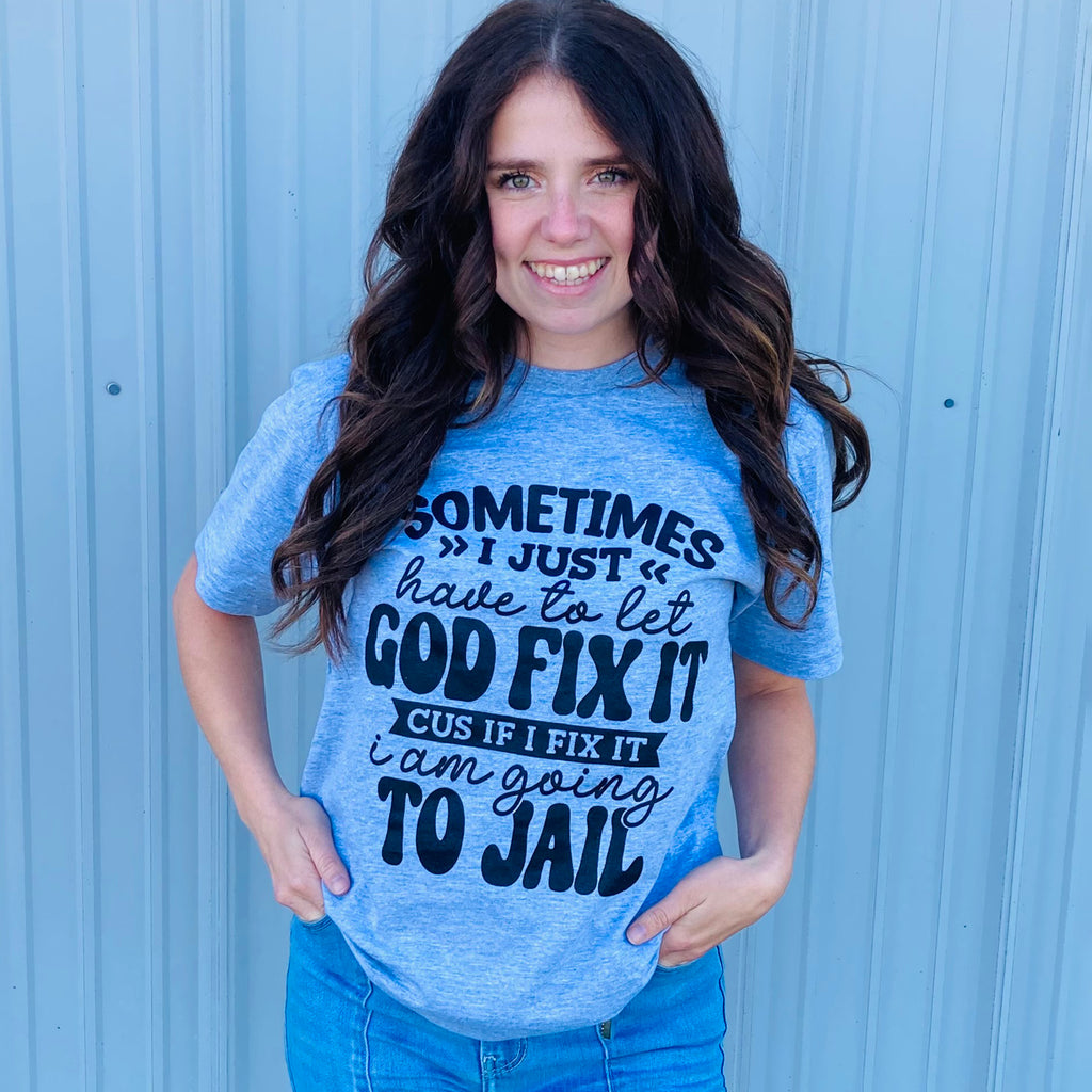 Rebel Rose God Fix It Tee Western Edge, Ltd.