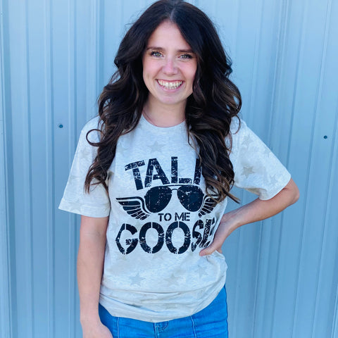 Texas True Threads Talk To Me Goose Tee