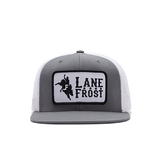 Lane Frost Brand Grey & White "Gangster" Cap